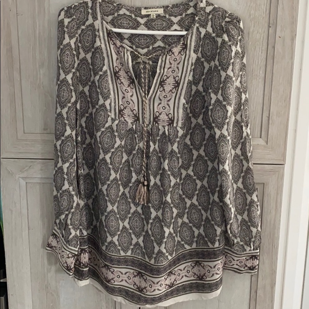 BOHO style Max studio tunic top